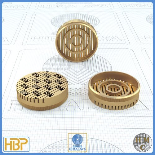 25mm Taper Slotted Brass Core Vents