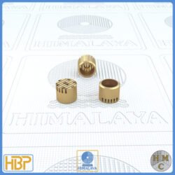 3/8 Inch Taper Slotted Brass Core Vents